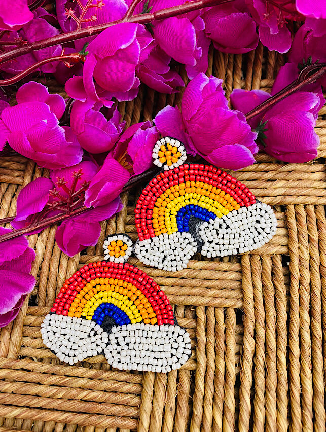 Tribal Handmade- Little Rainbow Earings