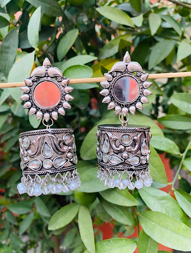 Forever Oxcidised – The Mirrorwork Jhumka