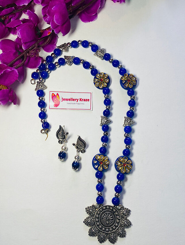 Tribal Handmade – Royalty Blue Necklace Set