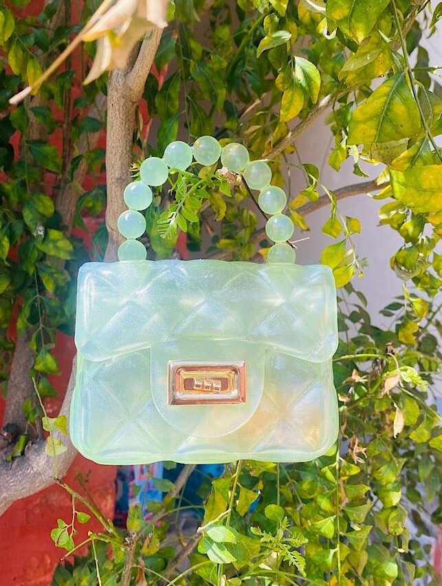 Stylish Bags – Mini Transparent Bag Sea-Green