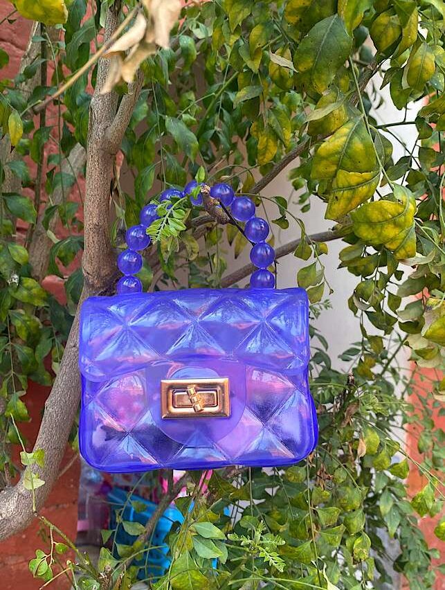 Stylish Bags – Mini Transparent Bag Purple