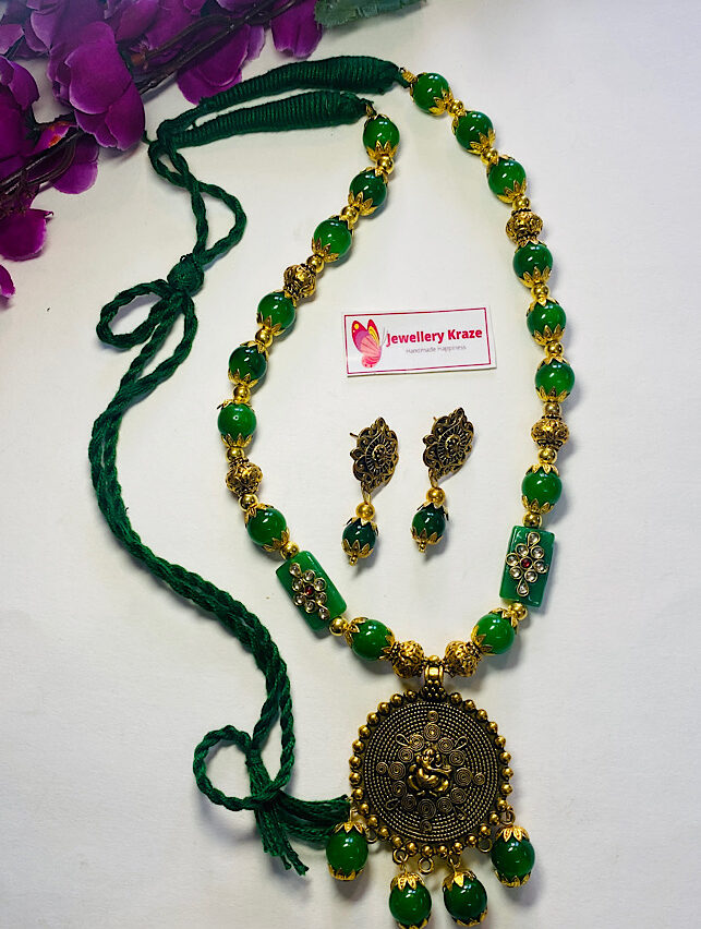 Tribal Handmade – Heavenly Green Necklace Set