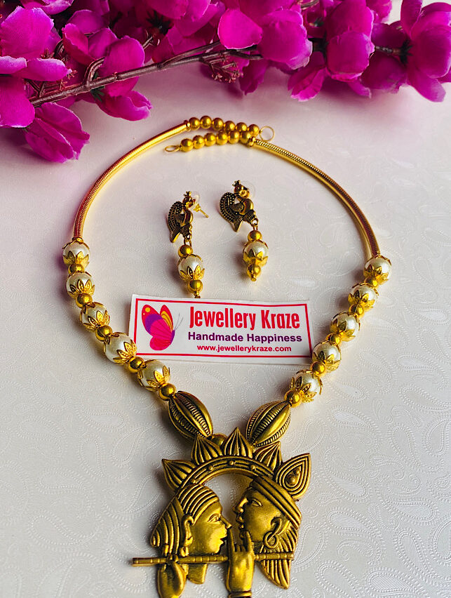 Tribal Handmade – Radha Krishna Necklace Set