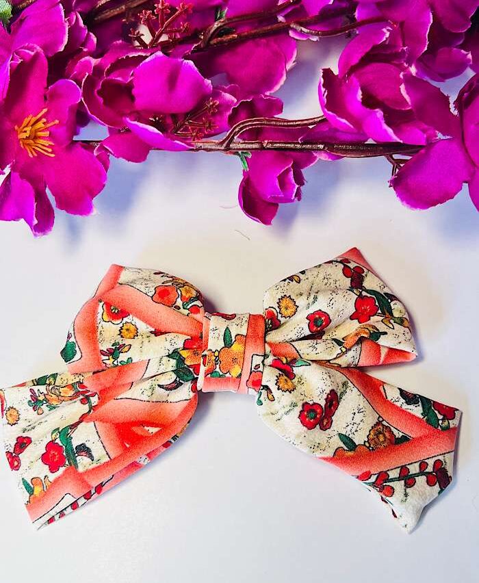 Bow Clips – Printed Fabric Clip