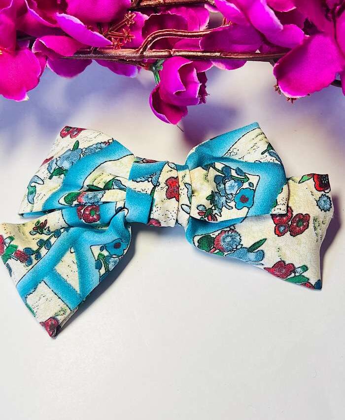 Bow Clips – Printed Fabric Clip