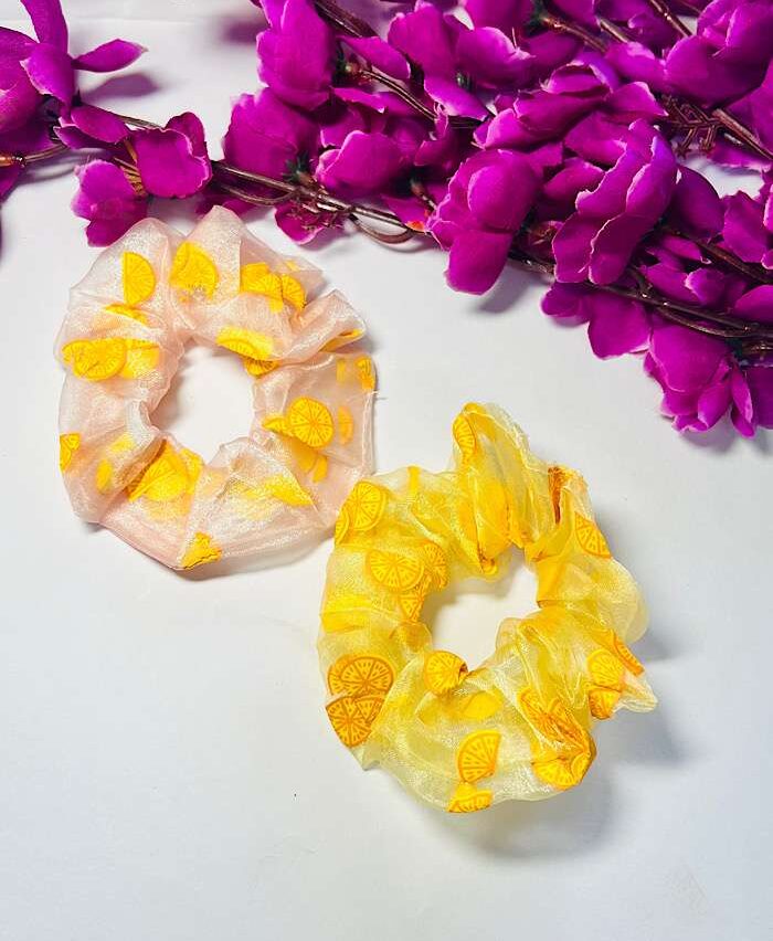 Scrunchies – Pineapple Organza