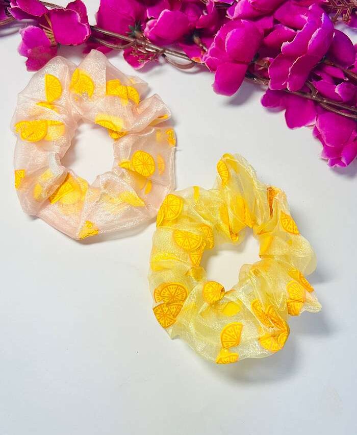 Scrunchies – Pineapple Organza