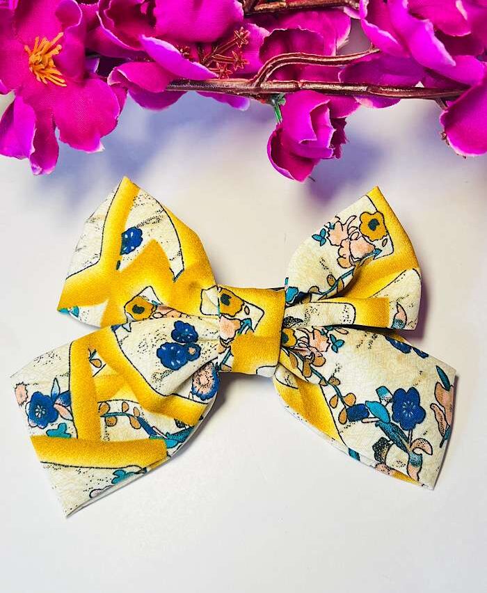 Bow Clips – Printed Fabric Clip