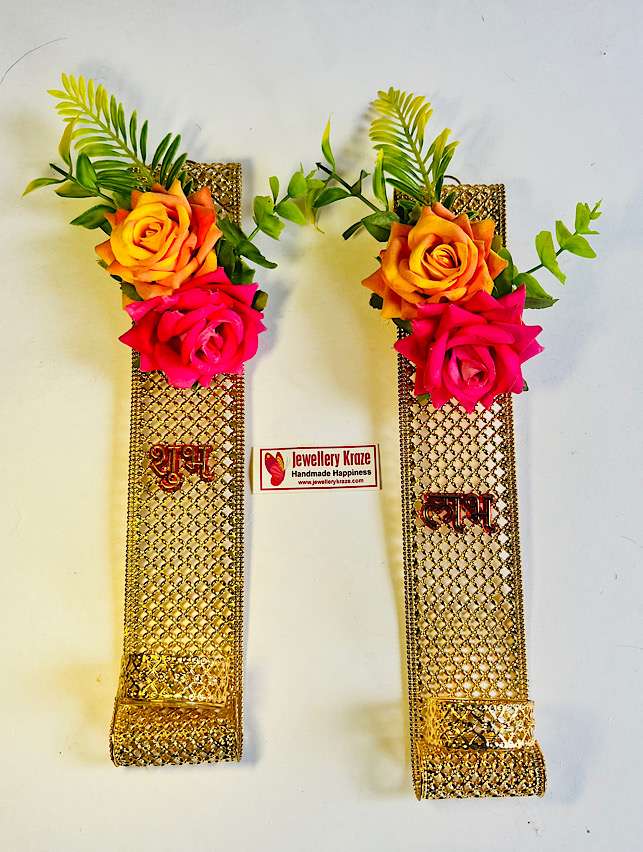 Roses Subh Labh Stand – Pair